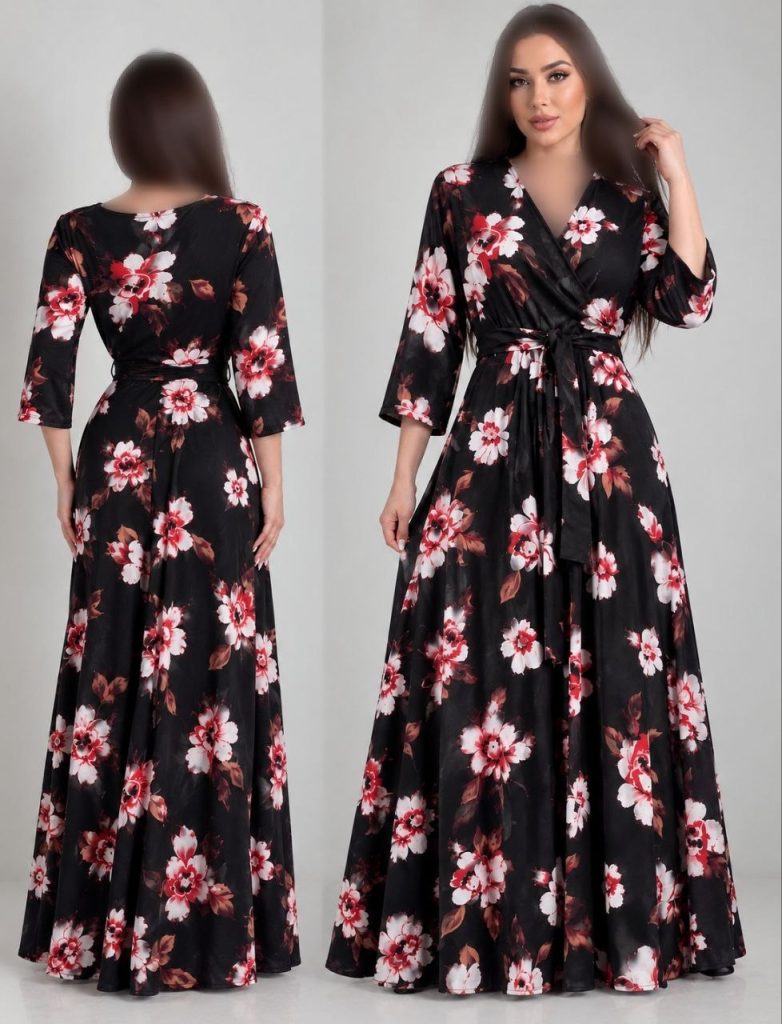 پیراهن زنانه ماکسی لاکچری